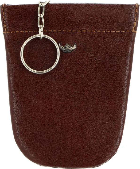 Actual product image Golden Head Colorado leather key case 7 cm