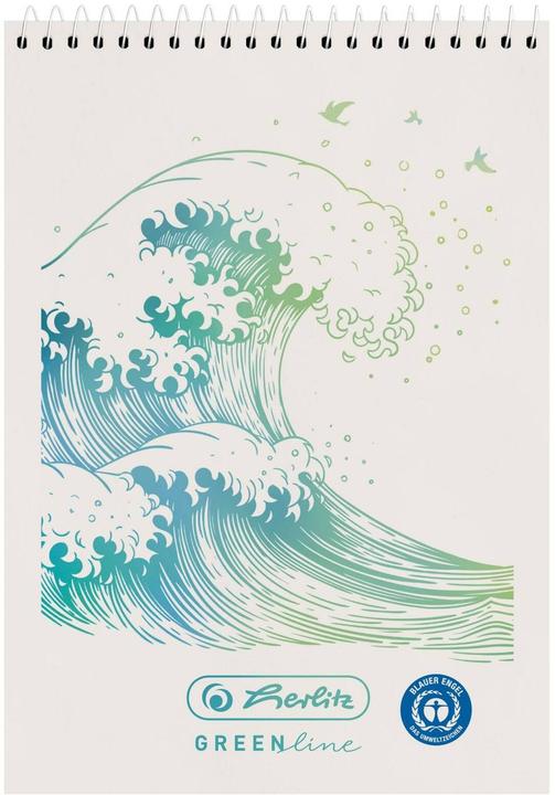 Produktbild Herlitz Spiralblock A7 (A7, Kariert)