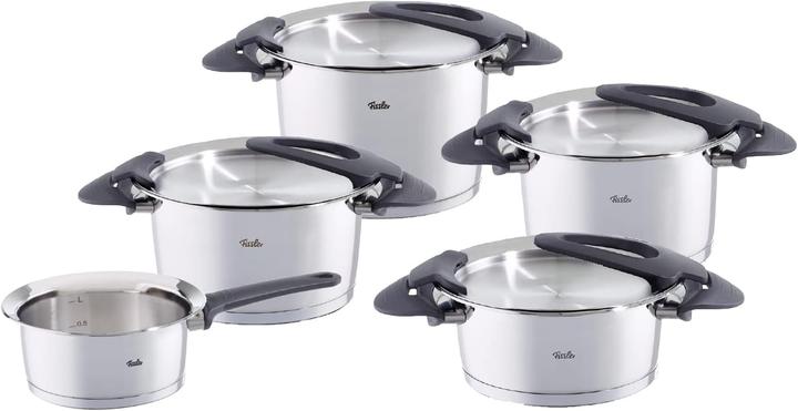 Fissler 016-118-05-000/0 Set de casseroles (e) (24 cm, Ensemble de casseroles et de poêles de cuisson, Acier inoxydable)