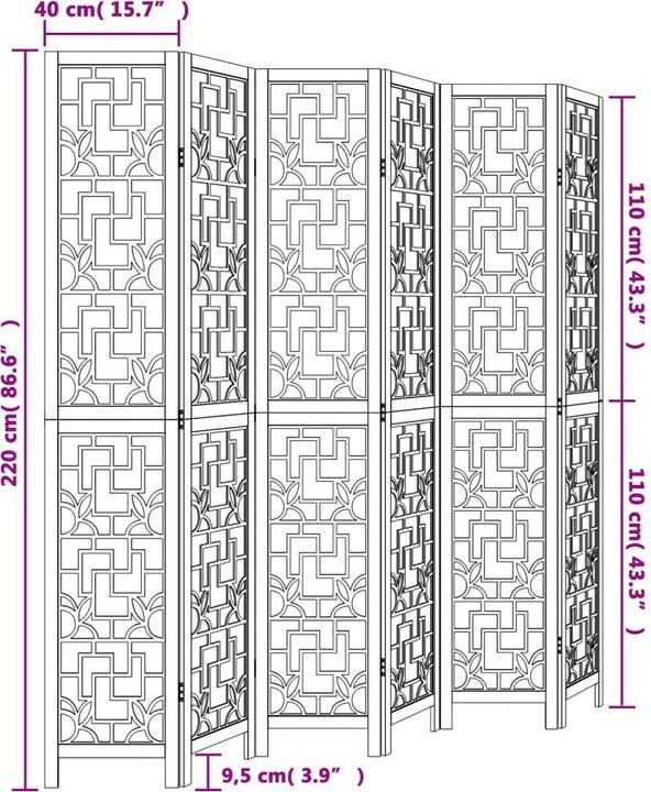 Immagine prodotto vidaXL Paravent