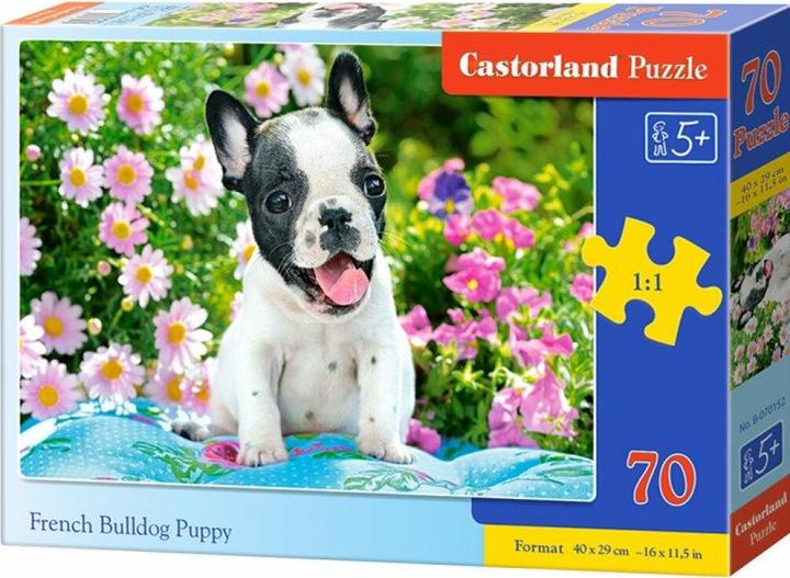 Immagine prodotto Castorland Puzzle cucciolo di bulldog francese 70 pezzi (70 pezzi)
