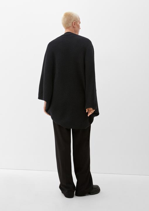 Produktbild s.Oliver Indoor-Poncho Poncho aus Baumwollmix (One Size)