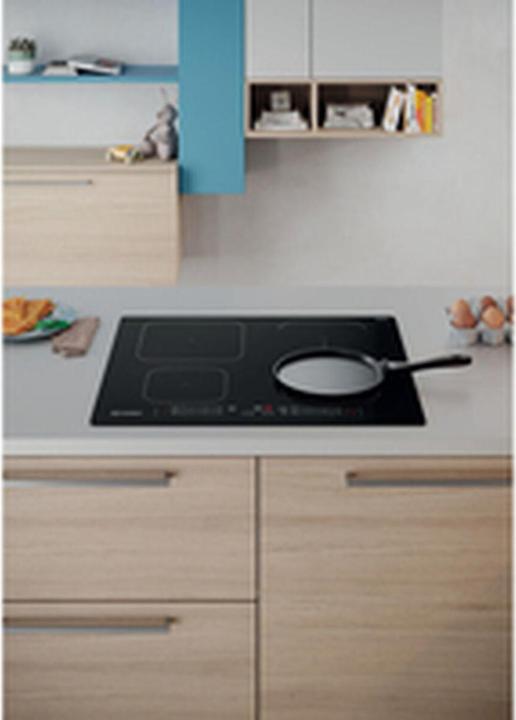 Actual product image Indesit IB 65B60 NE Black Integrated 59 cm Zone Induction Hob 4 Zone(s) (59 cm, Induction hob)