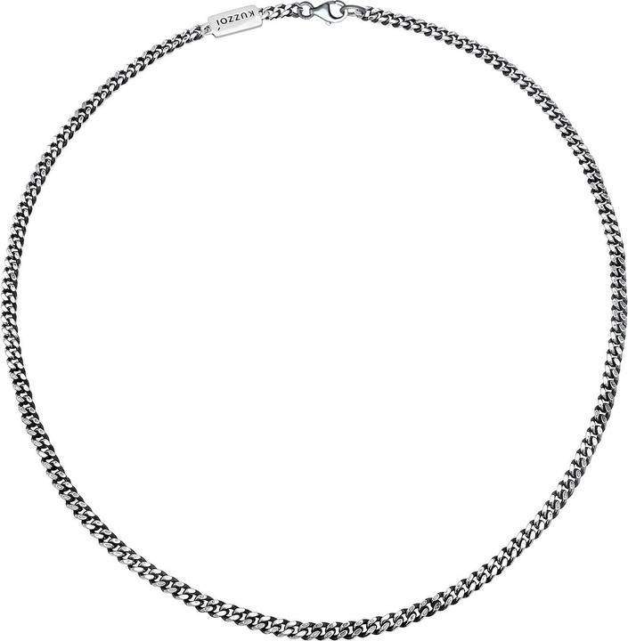 Immagine prodotto Kuzzoi Halskette Basic Männer Panzerkette Massiv Robust 925 Silber (Argento 925, Argento 925)