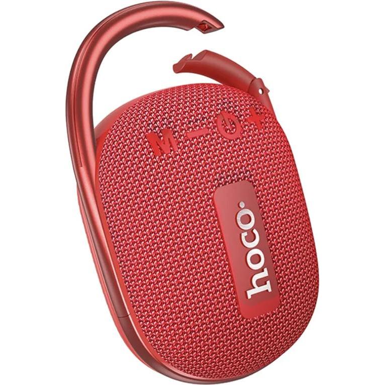 Hoco - Wireless Speaker Easy Joy Sports (HC17) - Bluetooth 5.3, TWS, Hi-Fi with Belt Holder - Red (2 h), Bluetooth Lauts...
