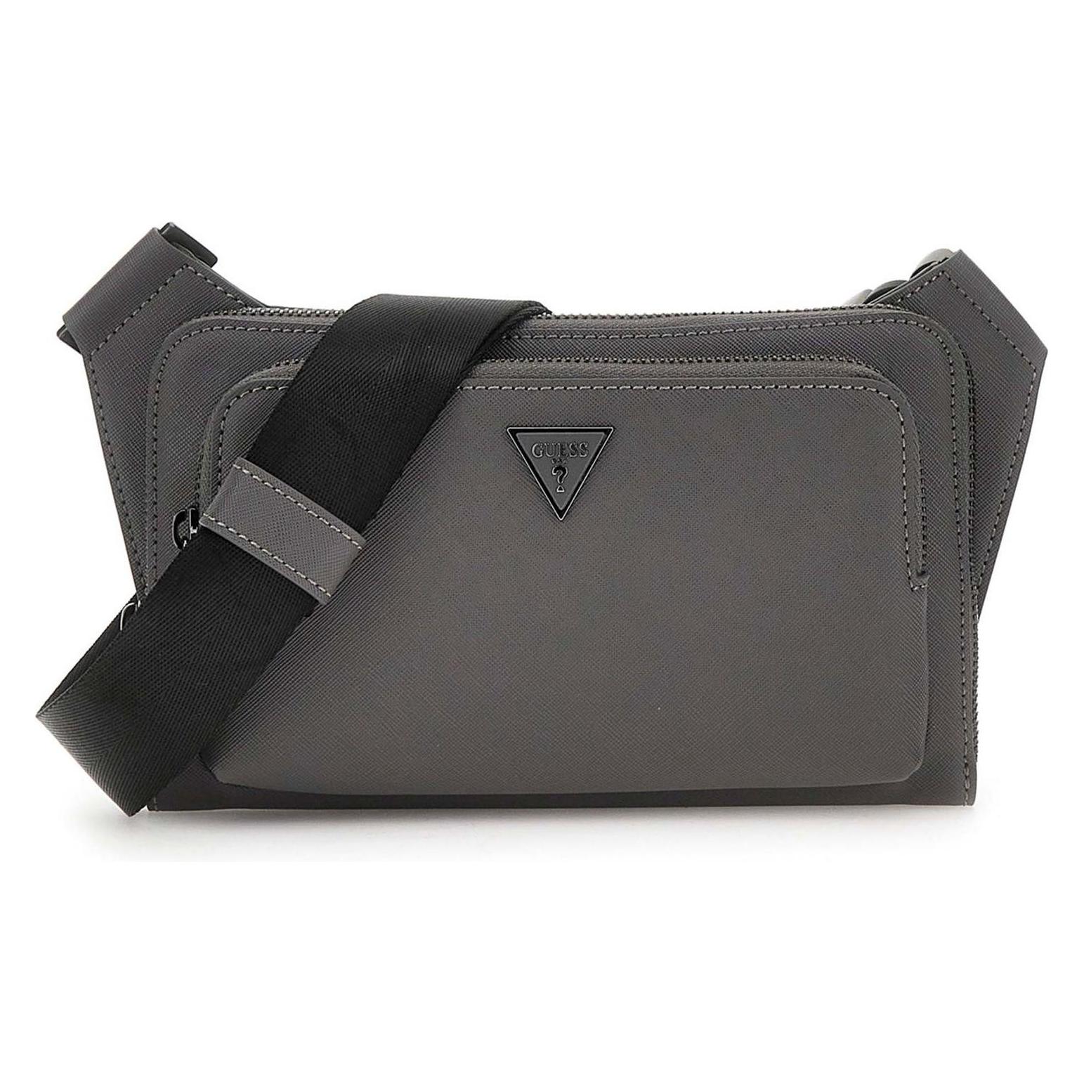 Guess, Unisex, Bauchtasche, Milano Flat Bumbag, Grau