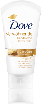 Dove Verwöhnende Handcreme mit Sheabutter und Vanilleduft (75 ml)
