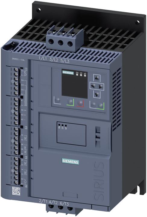 Actual product image Siemens SIRIUS 600V 18A 110-250V screw soft starter
