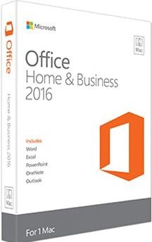 Produktbild Microsoft Office 2016 Home & Business (1 User, 12 Monate)