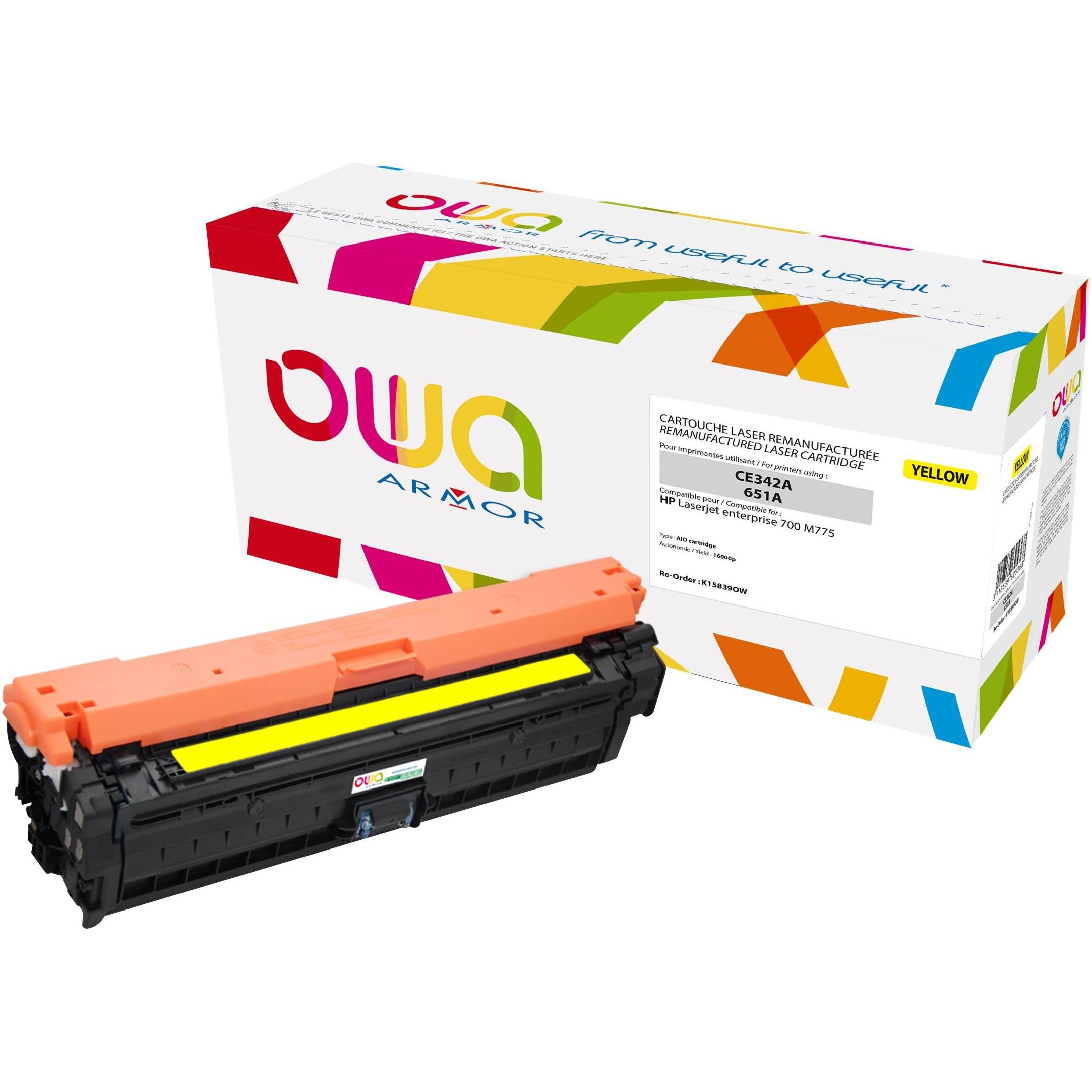 Armor OWA, Toner, 651A (Y)