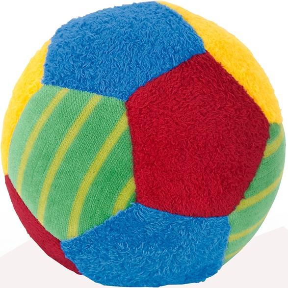 Produktbild Sterntaler Stoffball mit Rassel farbig