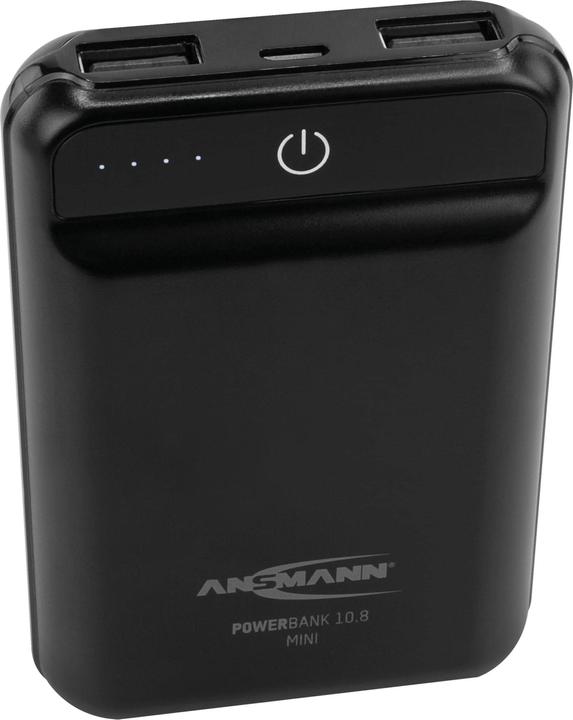 Ansmann 10.8 mini (10000 mAh, 12 W, 37 Wh)