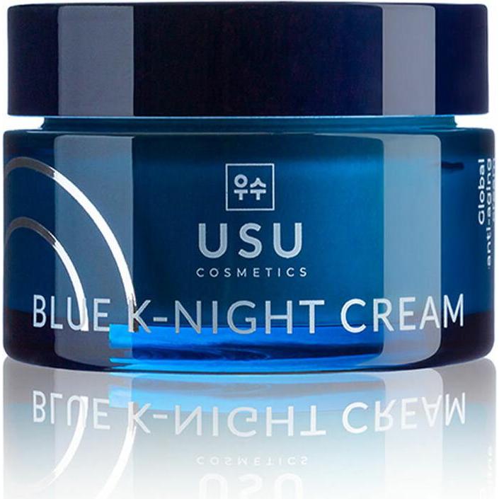 USU Cosmetics, Gesichtscreme, Blue K-Night Crema 50ml (50 ml, Nachtcreme)