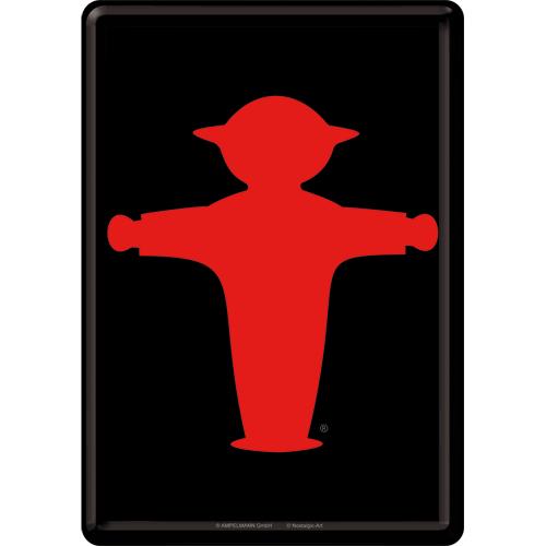 Image du produit Nostalgic-Art Merchandising Postkarte Ampelmann Rot/Schwarz (1 pcs)