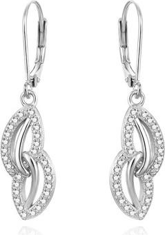 Produktbild Agato Matching silver earrings with zircons AGUC3504
