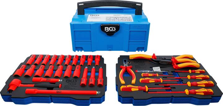 Actual product image BGS VDE pliers / screwdriver and socket spanner set | systainer® | 36 pcs. (36 pieces)