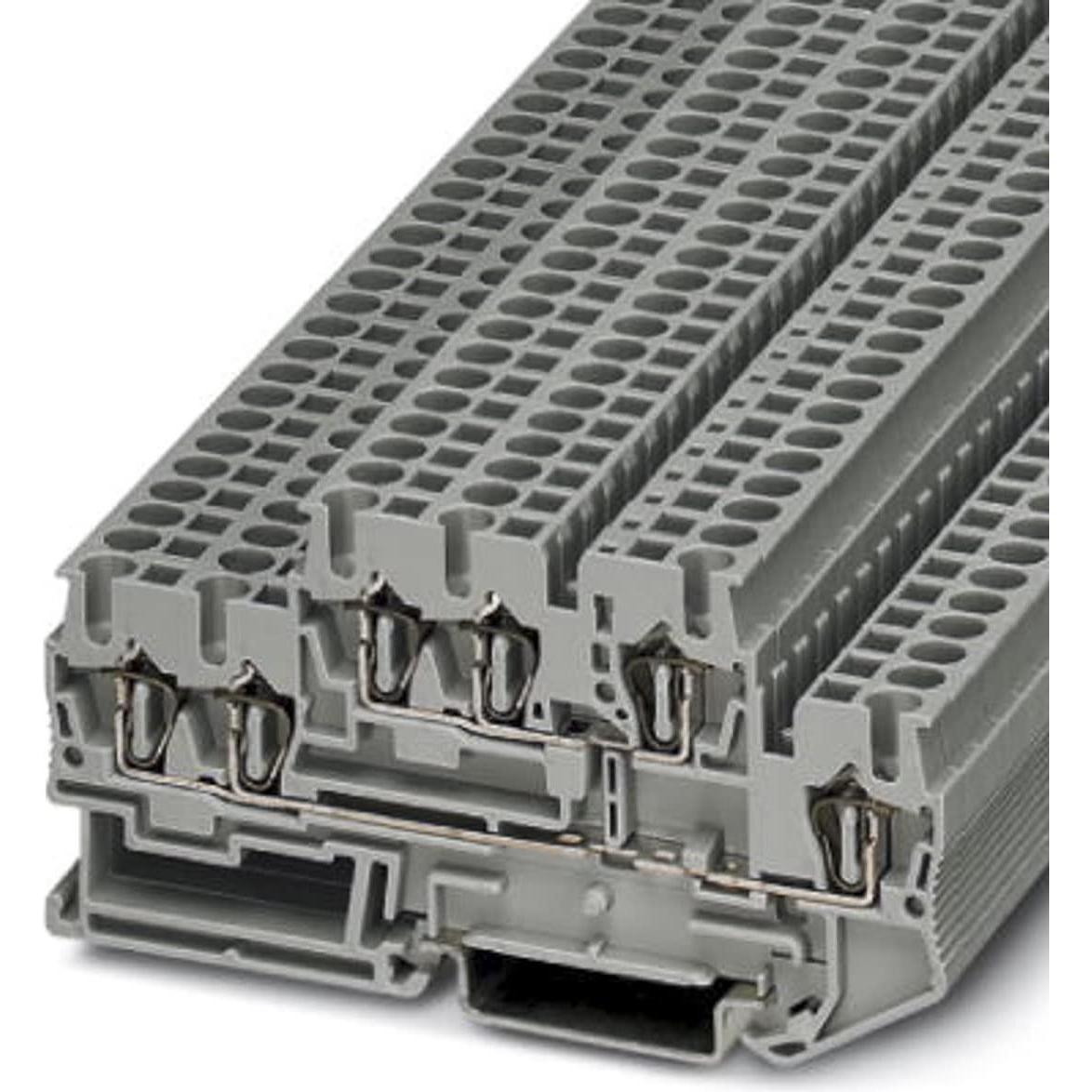 Phoenix Contact TB,Spring-cage,Width:5.2mm,grey, Elektronikkabel + Stecker, Grau