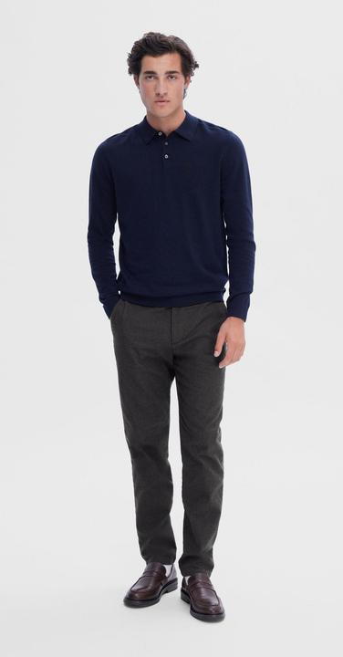 Produktbild Selected Langärmeliger Strick Polo shirt (L)