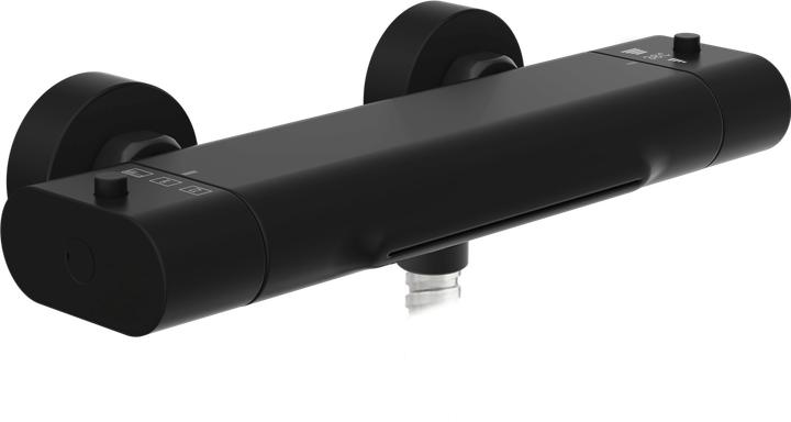 Actual product image Eisl Bathroom bath mixer CARNEO bath mixer black matt waterfall spout 1330090B
