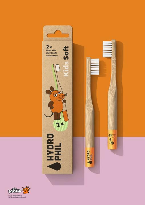 Actual product image Hydrophil Toothbrush MOUSE (Extra soft, 2 x)