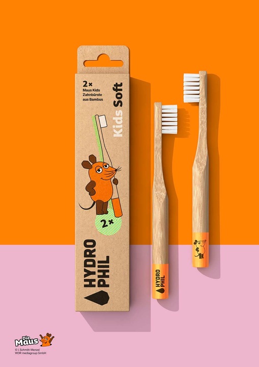 Image du produit Hydrophil Brosse à dents MOUSE (Ultra doux, 2 x)