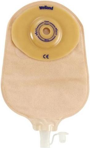 Produktbild Welland Urostomiebeutel Curvex transparent