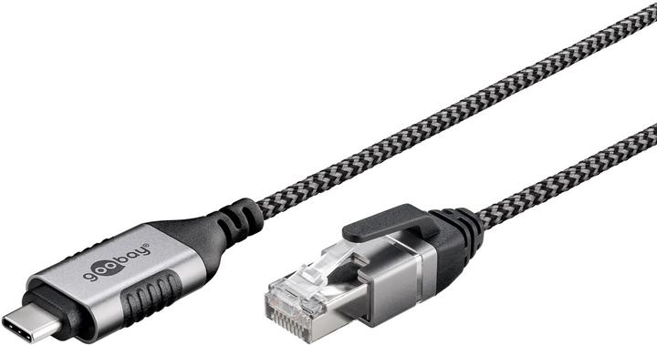 Produktbild Goobay Ethernet-Kabel USB-C 3.1 auf RJ45, Slim, 3 m (USB-C 3.1 Gen 1, RJ45 (1x))
