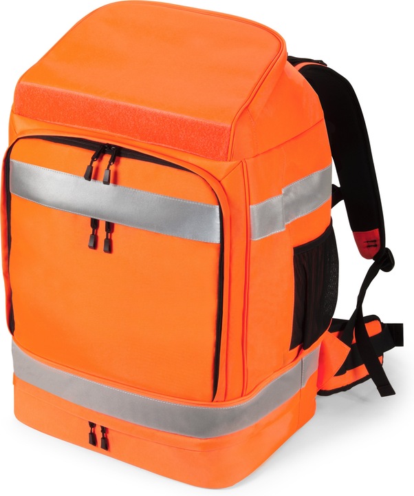 Actual product image Dicota Backpack Hi-Vis 65 litres – orange (65 l)