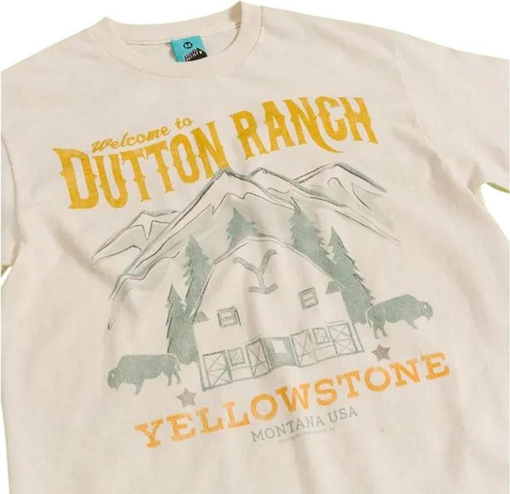 Actual product image Yellowstone Unisex Adult Welcome To Dutton Ranch T-Shirt (L)