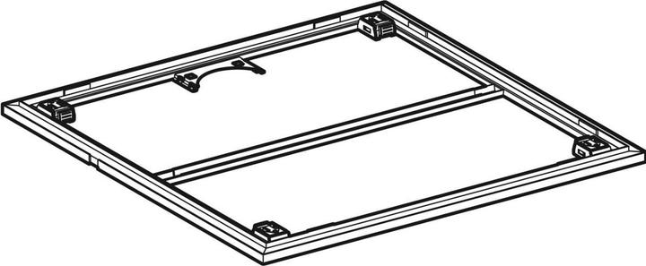 Produktbild Geberit Installationsrahmen fr Setaplano 90 x 90 cm 154.470.00.1