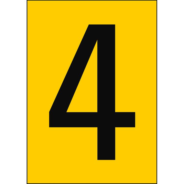 Immagine prodotto Brady Etichette A4 con numeri e lettere