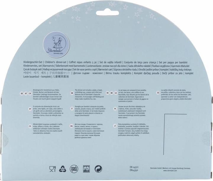 Actual product image Sterntaler Edda crockery set, stone green