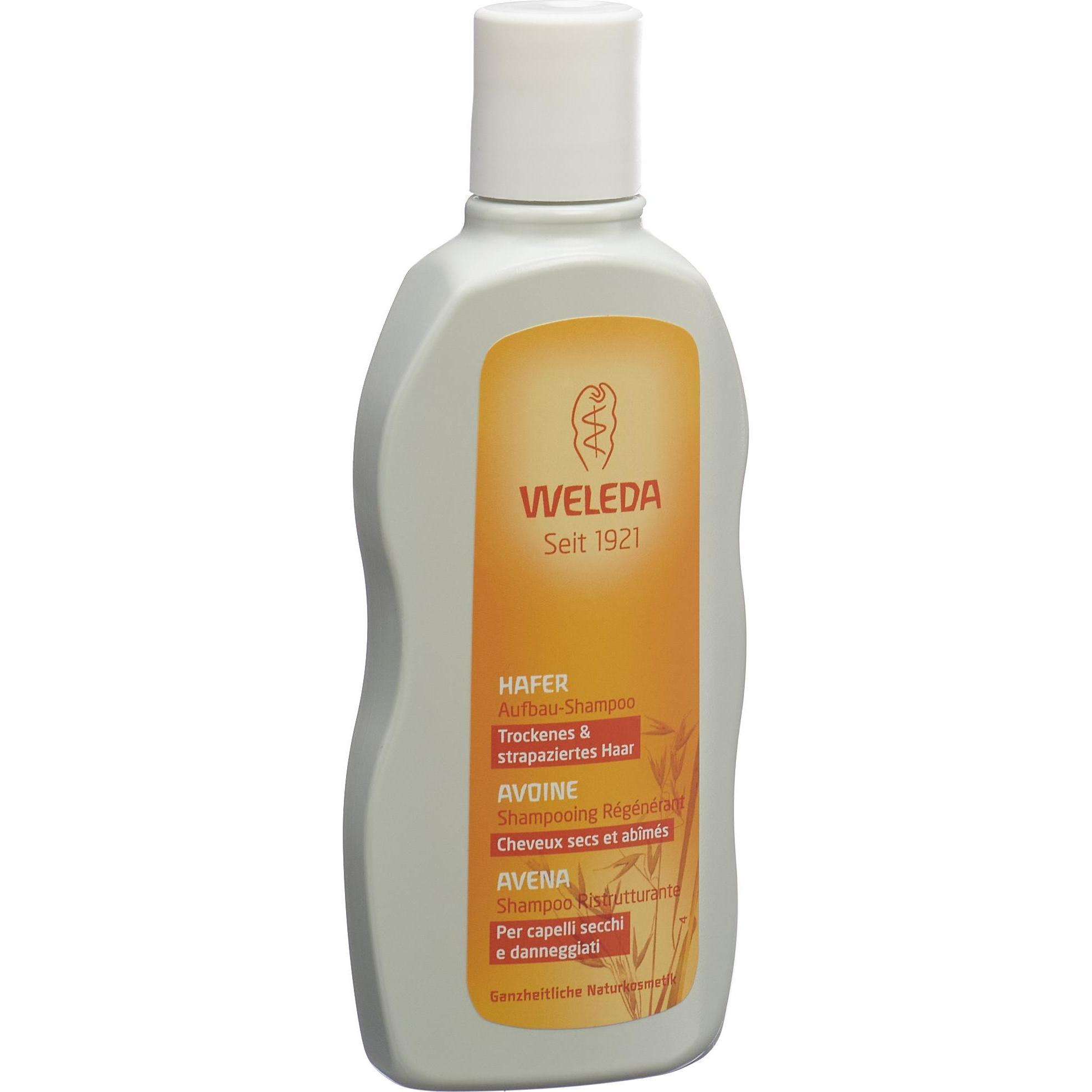 Weleda, Shampoo, Hafer (190 ml, Flüssiges Shampoo)