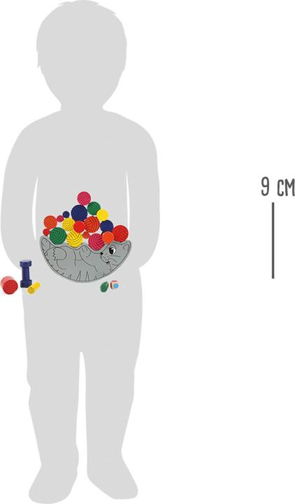 Actual product image small foot Balancing cat