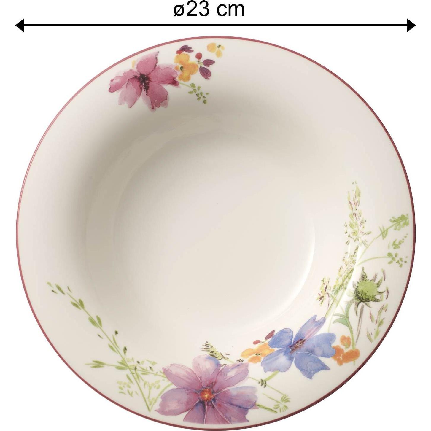 Villeroy & Boch Suppenteller Mariefleur Basic, Teller, Weiss