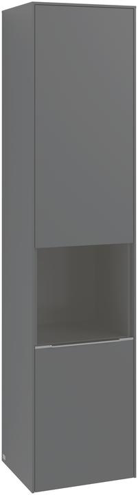 glossy grey