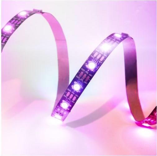 Actual product image Deltaco USB-powered LED loop (RGB, Multicoloured, White, RGBW, 200 cm, Indoor, Outdoor)