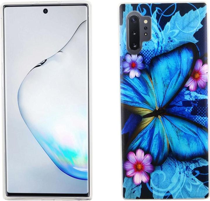 Produktbild König Design Handyhülle für Samsung Galaxy Note 10 Plus Schutzcase Backcover Bumper Etui Blau (Samsung Galaxy Note 10 Plus)