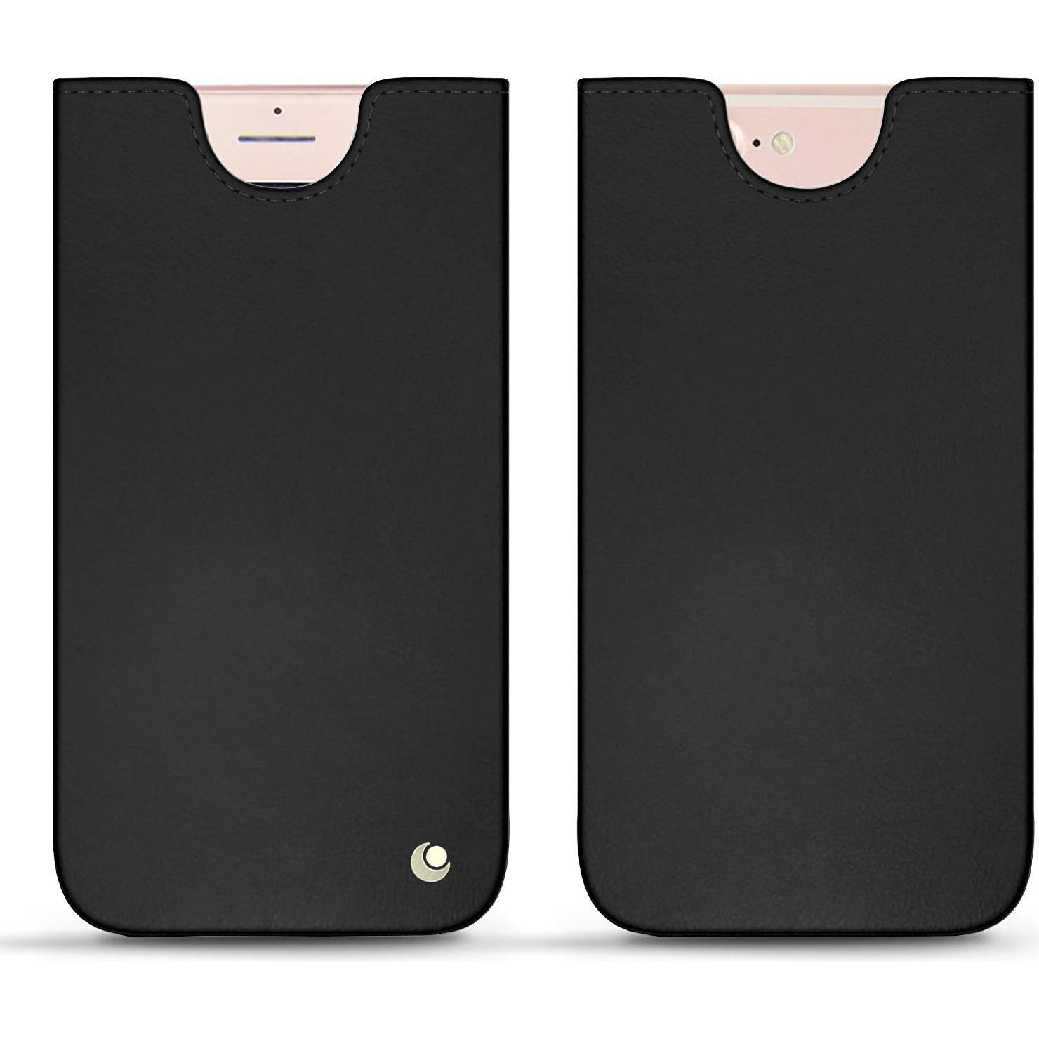 Noreve Lederschutzhülle (Apple iPhone 7 Plus), Smartphone Hülle, Schwarz