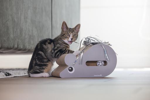 Produktbild Beeztees Kratzbrett Maus (Grau)