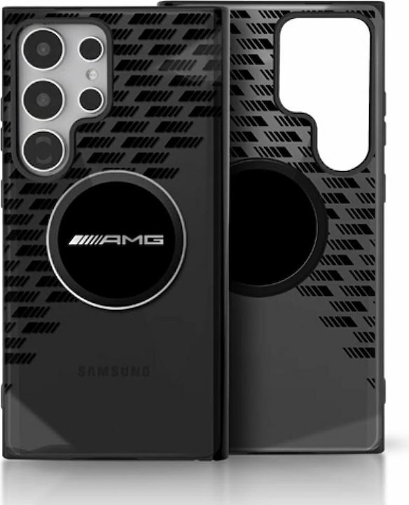 Produktbild Mercedes AMG Transparent Rhombs MagSafe Case for Samsung Galaxy S25 Ultra - Black (Samsung Galaxy S25 Ultra)