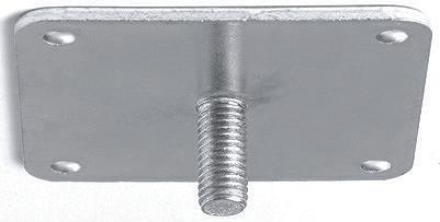 Actual product image Camar Mounting plate with set screw M10