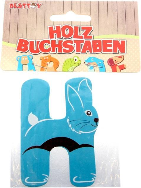 Produktbild Besttoy Holzbuchstabe - H - blau