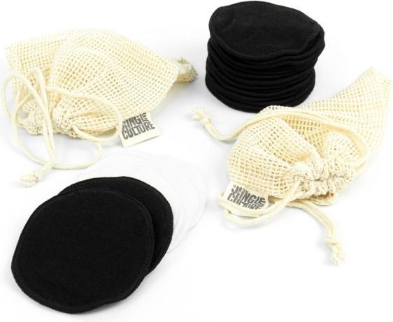 Actual product image Jungle Culture Reusable make-up remover pads with 18 pads (Make up set)