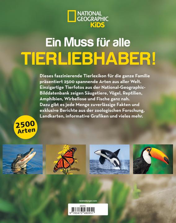 Image du produit Ravensburger National Geographic Kids - Lexikon der Tiere (Allemand)