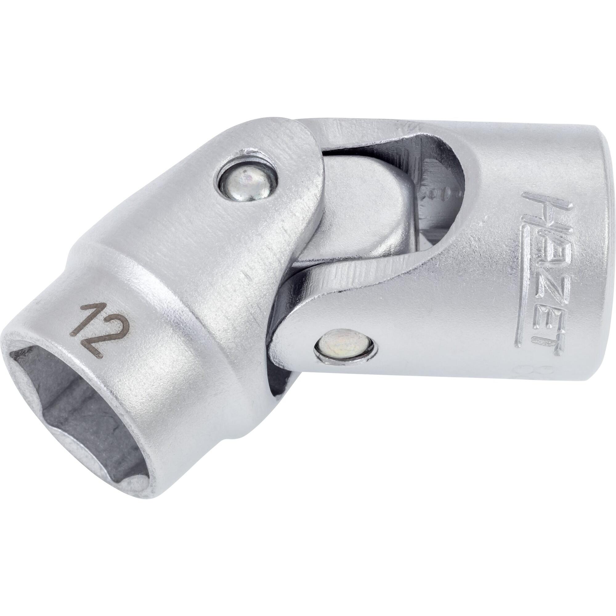 HAZET, Steckschlüssel + Stecknuss, Gelenk Steckschlüsseleinsatz ∙ Sechskant 880G-12 ∙ Vierkant10 mm (3/8 Zoll) ∙ Aussen ...