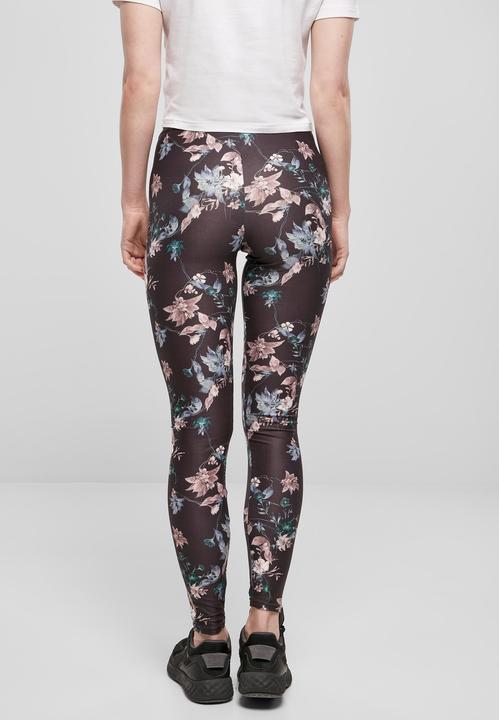 Actual product image Urban Classics Ladies Soft AOP Leggings - 16531 (XS)