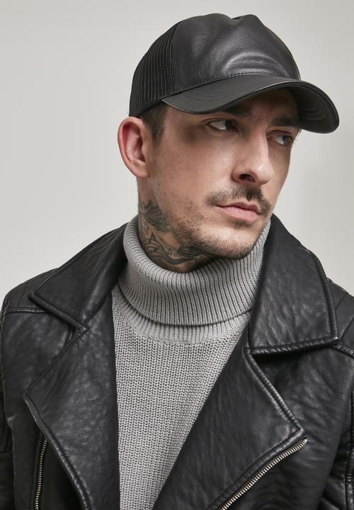 Produktbild Flexfit Synthetic Leather Trucker (One Size)