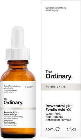 Valeurs nutritives et ingrédients The Ordinary Resveratrol 3% + Ferulic Acid 3% (30 ml)