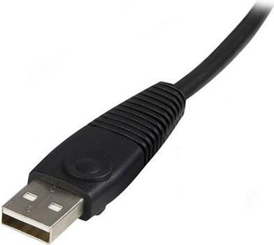 Produktbild StarTech KVM Kabel USB VGA für KVM Switch 1,8m - Kabelsatz für KVM Umschalter 2x USB A/B Stecker 2x VGA St...